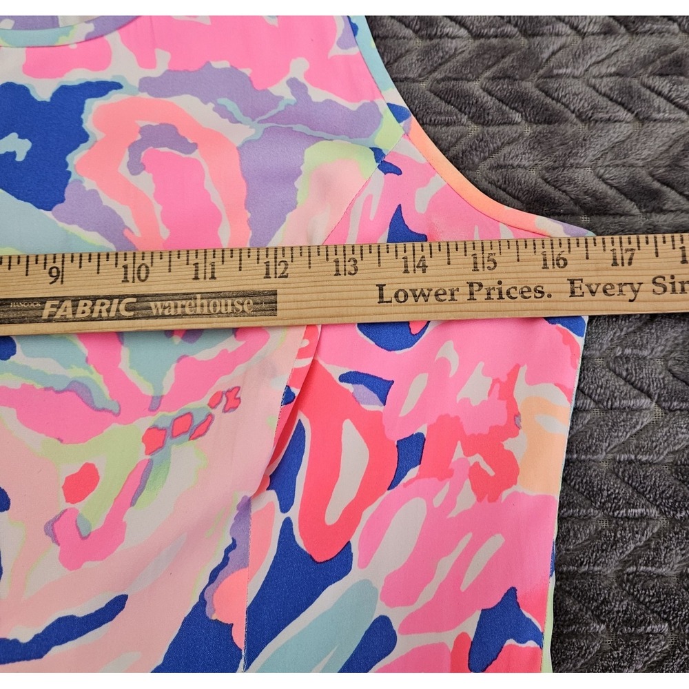 Lilly Pulitzer Kassia Mini Dress Women's Size 4 Playa Hermosa Floral Fit & Flare - Picture 4 of 6